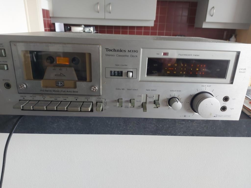 Technics cassettedeck M33 G, Enlèvement ou Envoi