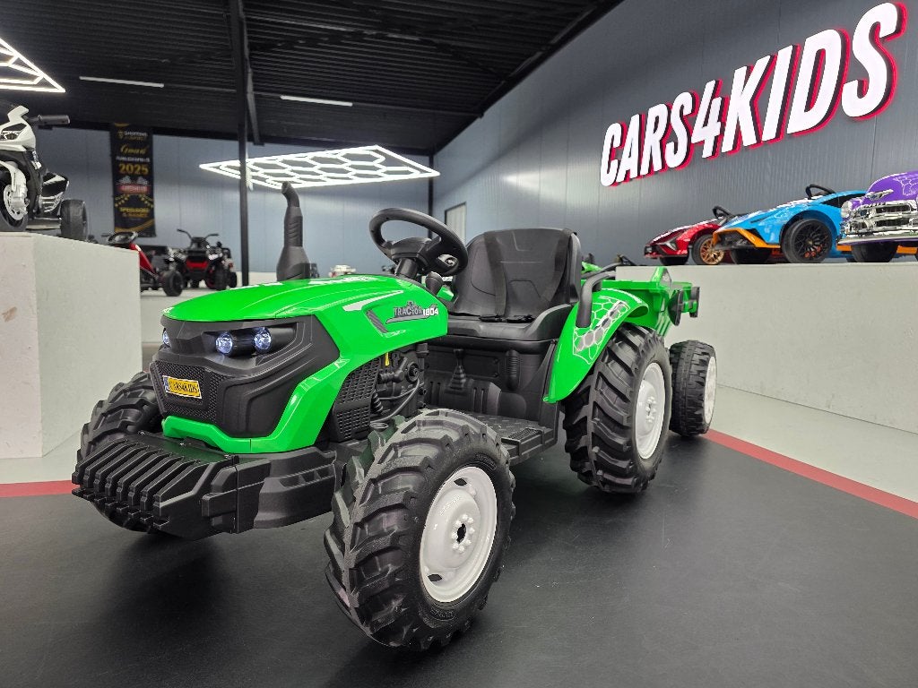 Kindertractor 24 volt - elektrische kantelbak - met RC, Kinderen en Baby's, Speelgoed |Speelgoedvoertuigen, Ophalen of Verzenden