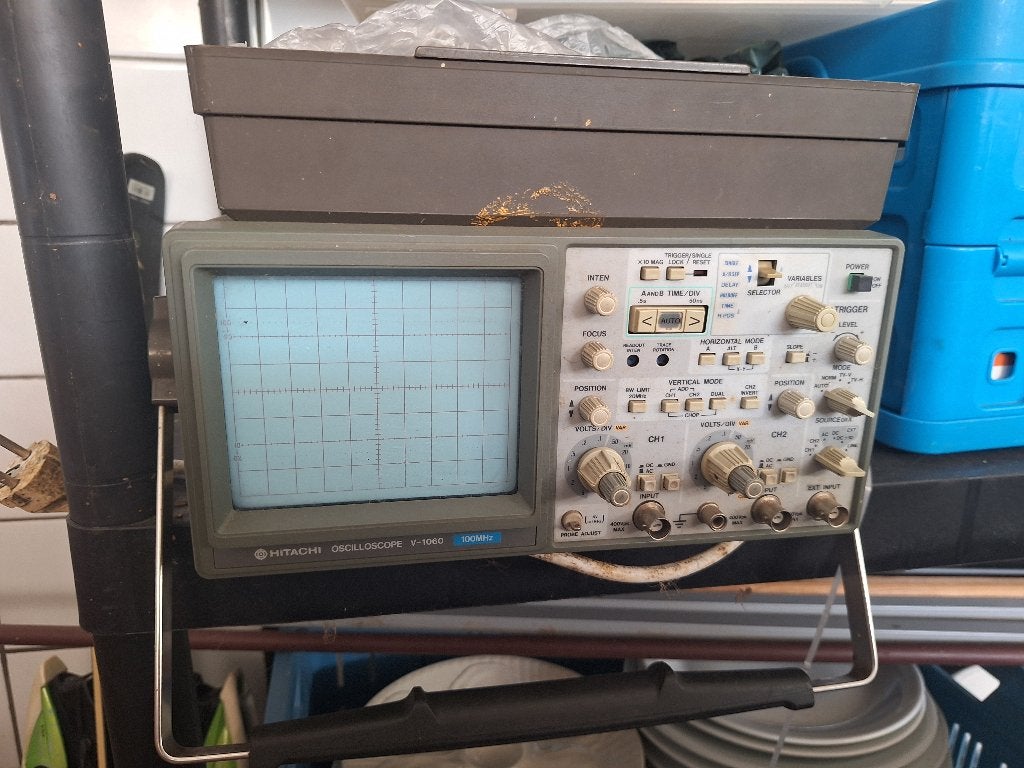 oscilloscope Hitachi V1060 100Mhz, Bricolage & Construction, Enlèvement, Utilisé, Autres types