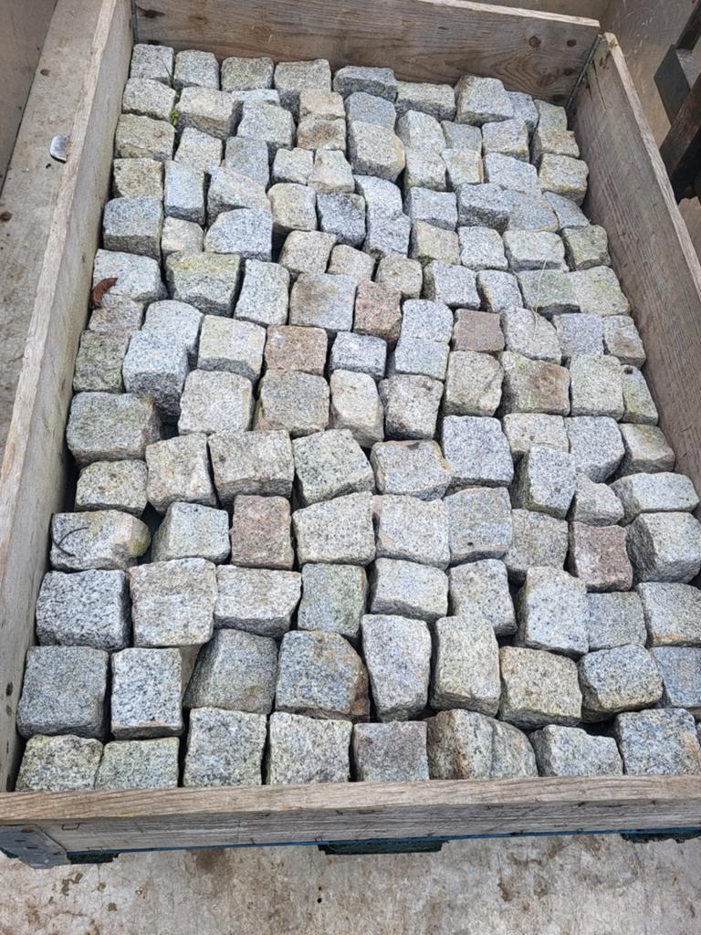 Pavés  en Granit  Silvère Rustica, Tuin en Terras, Grind, Keien en Split, Ophalen, Graniet