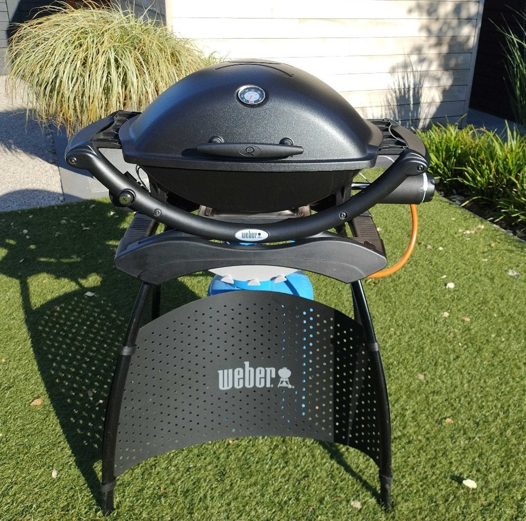 Weber 2200 Gas bbq met standaard en gasfles, Tuin en Terras, Gasbarbecues, Ophalen, Gebruikt, Weber