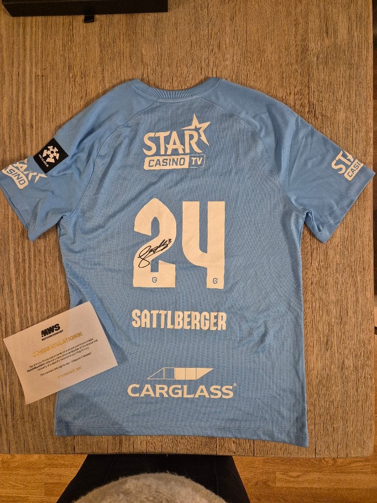 Third kit Matchworn shirt Sattlberger KRC Genk, Sport en Fitness, Maat L, Ophalen of Verzenden, Gebruikt, Shirt