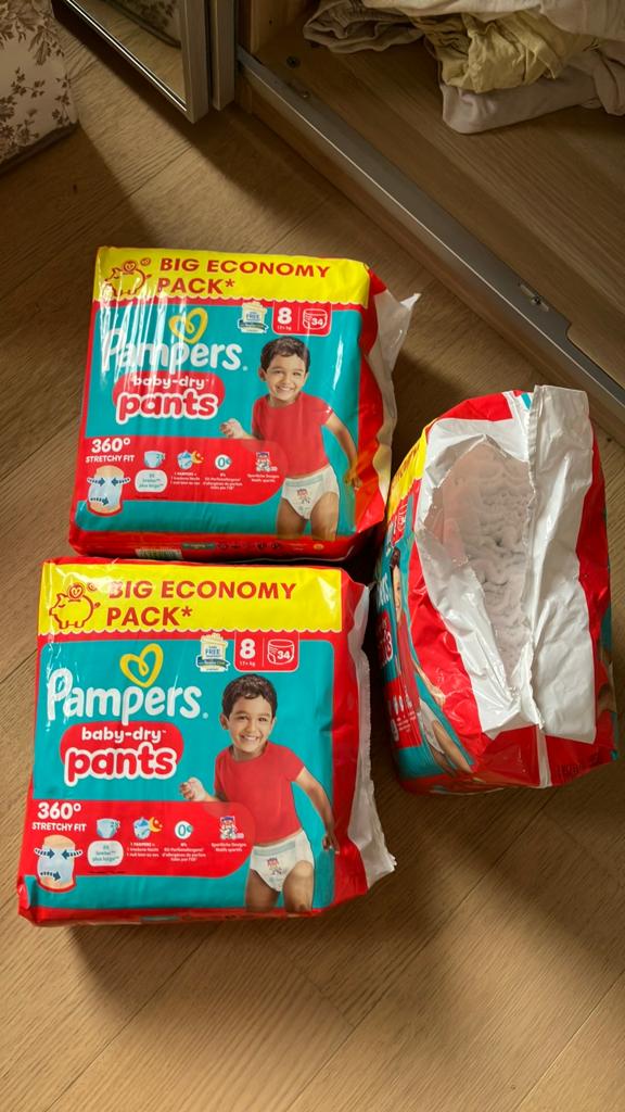 Pamper broekjes maat 8 97 stuks, Kinderen en Baby's, Badjes en Verzorging, Ophalen, Zo goed als nieuw