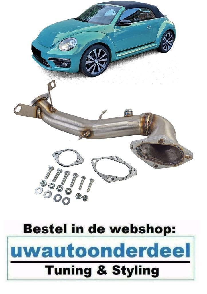 Racing Downpipe RVS Geschikt Voor Volkswagen Beetle 5C 1.4 T, Envoi