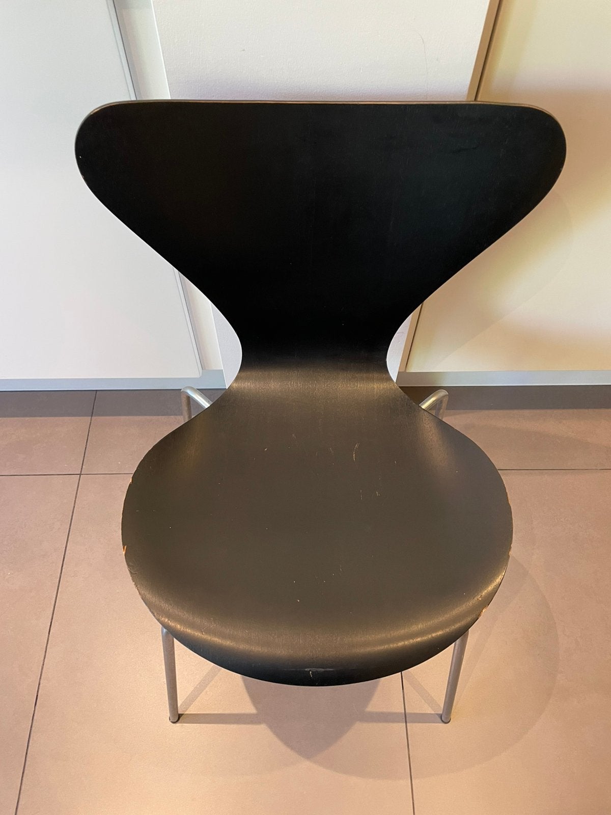 Chaise vintage SÉRIE 7 - Arne Jacobsen. Originale 1970!, Vintage, années 70´, Enlèvement, Utilisé, Bois
