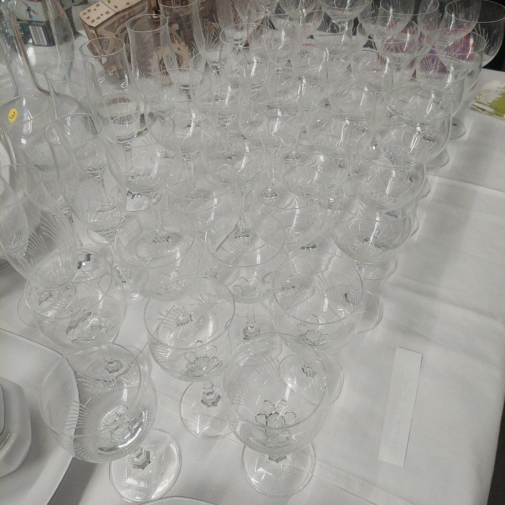Glasservies, Ophalen