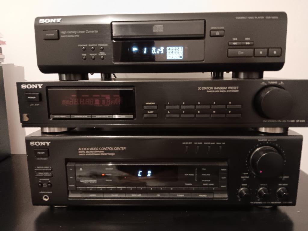Sound system, Ophalen, Tuner of Radio, Sony, Losse componenten