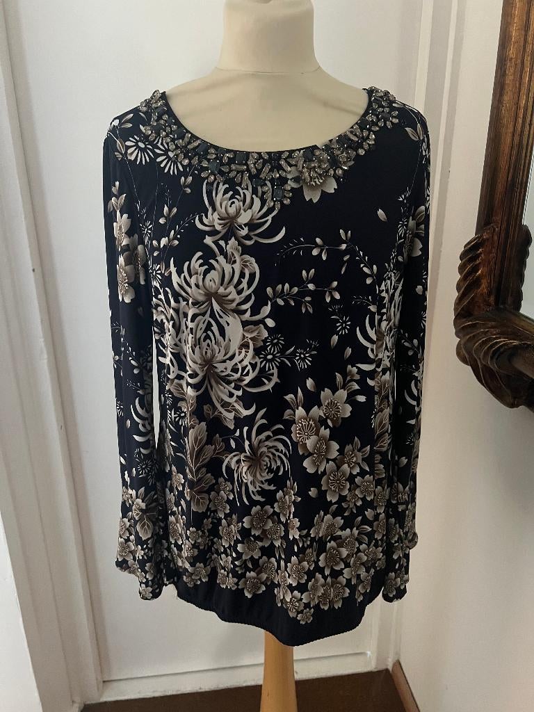 Mooie dames blouse  / top van K-Design maat L blauw, Kleding | Dames, K-design, Blauw, Maat 42/44 (L), Ophalen of Verzenden