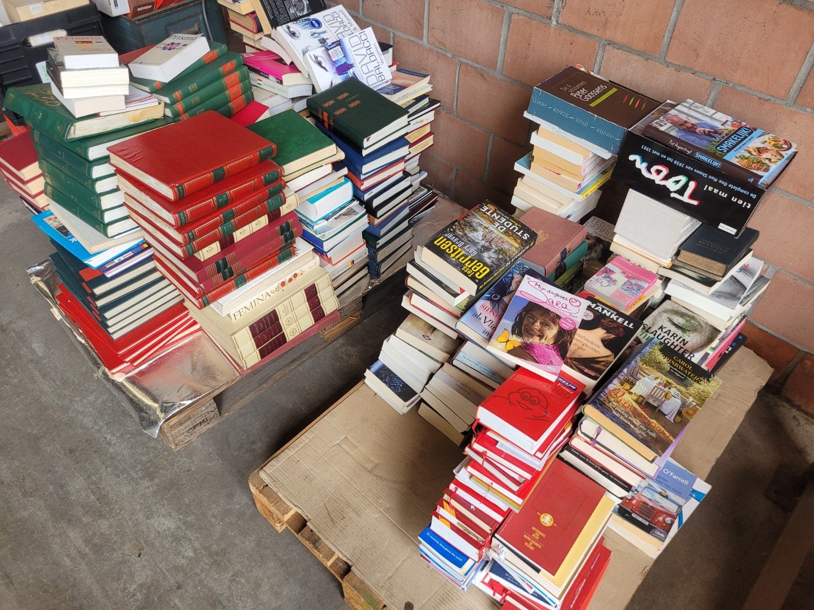 Grote partij boeken / Boekenpakket Thrillers, Woordenboeken, Livres, Enlèvement ou Envoi, Utilisé, Général