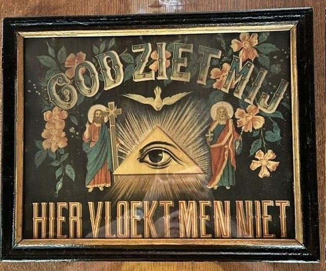 Godsdienstige taferelen, Ophalen, Ingelijst, Stilleven, Tekening