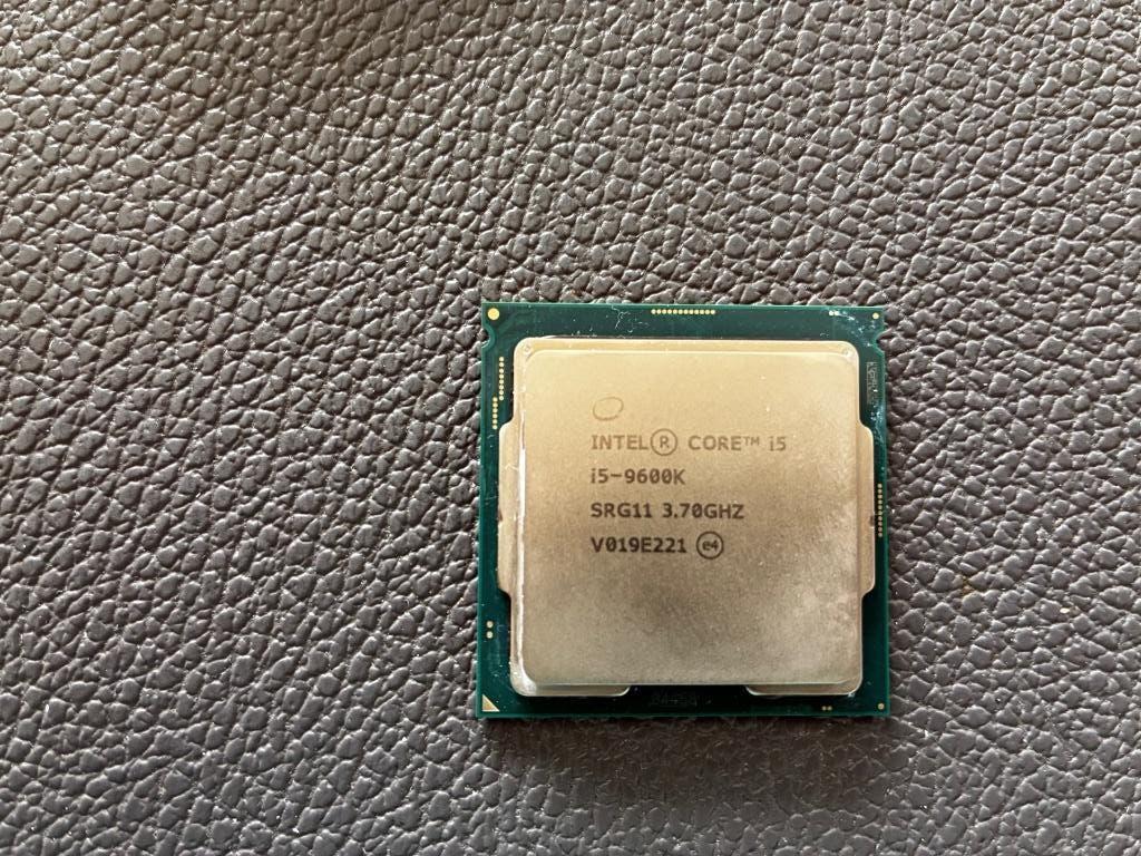 Intel Core i5-9600K (3.7 GHz / 4.6 GHz), Informatique & Logiciels, Enlèvement, Utilisé, Intel Core i5, 3 à 4 Ghz