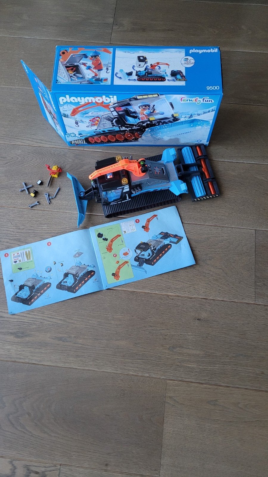 Sneeuwruimer playmobil, Ophalen