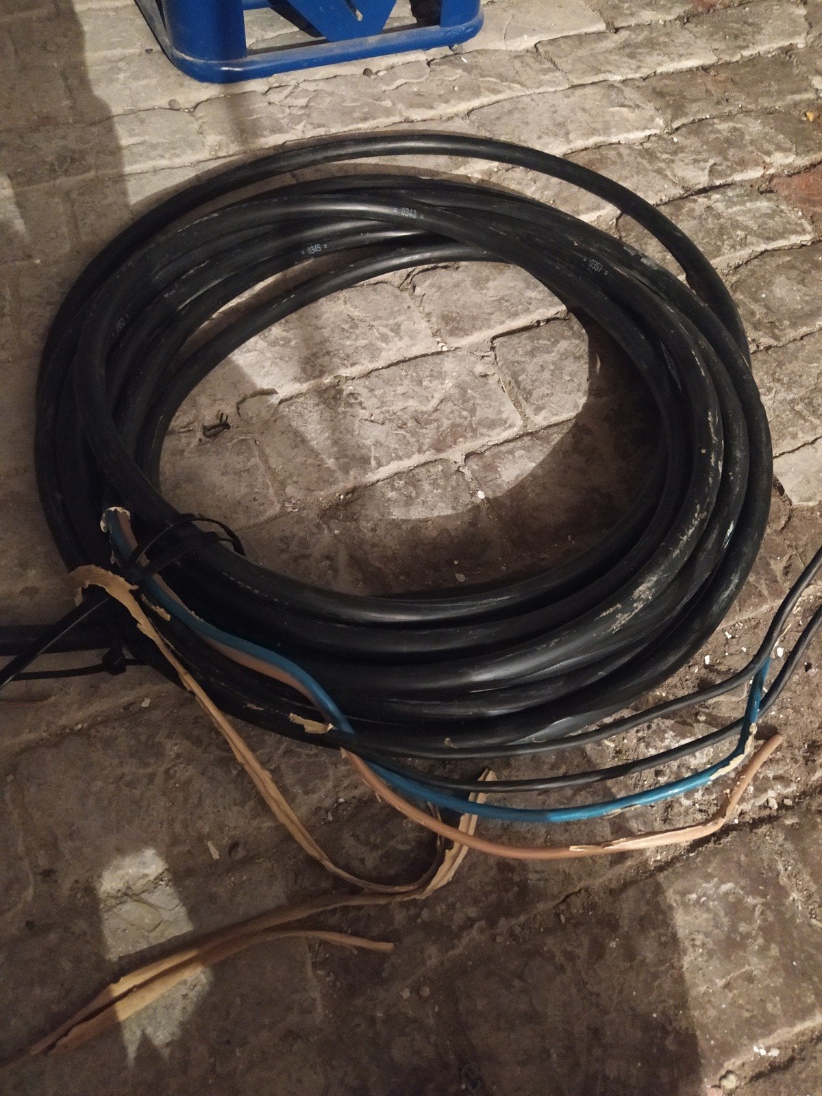 EXVB 4x16mm² 15m, Enlèvement