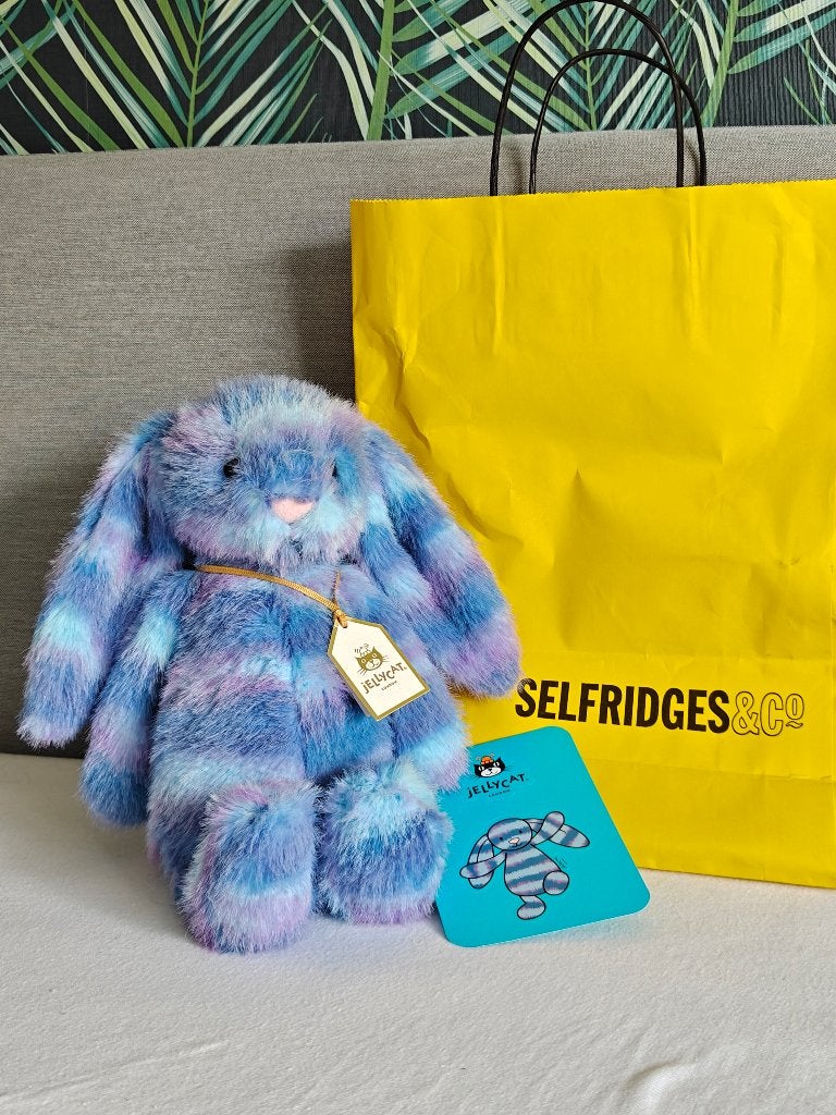 Jellycat Cerulea Luxe Bunny Selfridges London Exclusive, Neuf, Jellycat, Enlèvement ou Envoi, Lapin