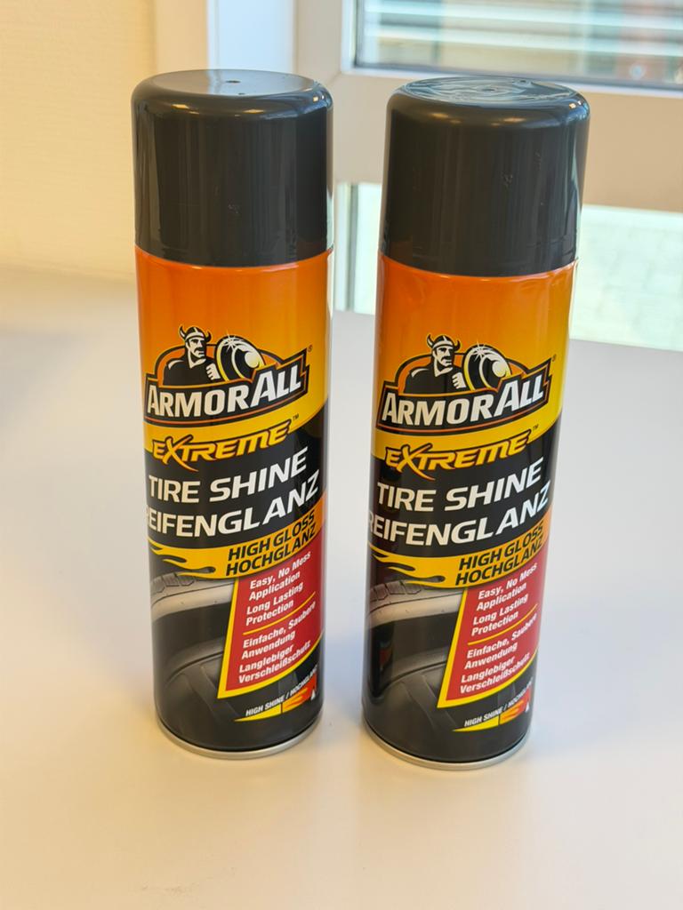2x Armor All Extreme Tire Shine Bandenglans 500ml spuitbus 2, Ophalen of Verzenden