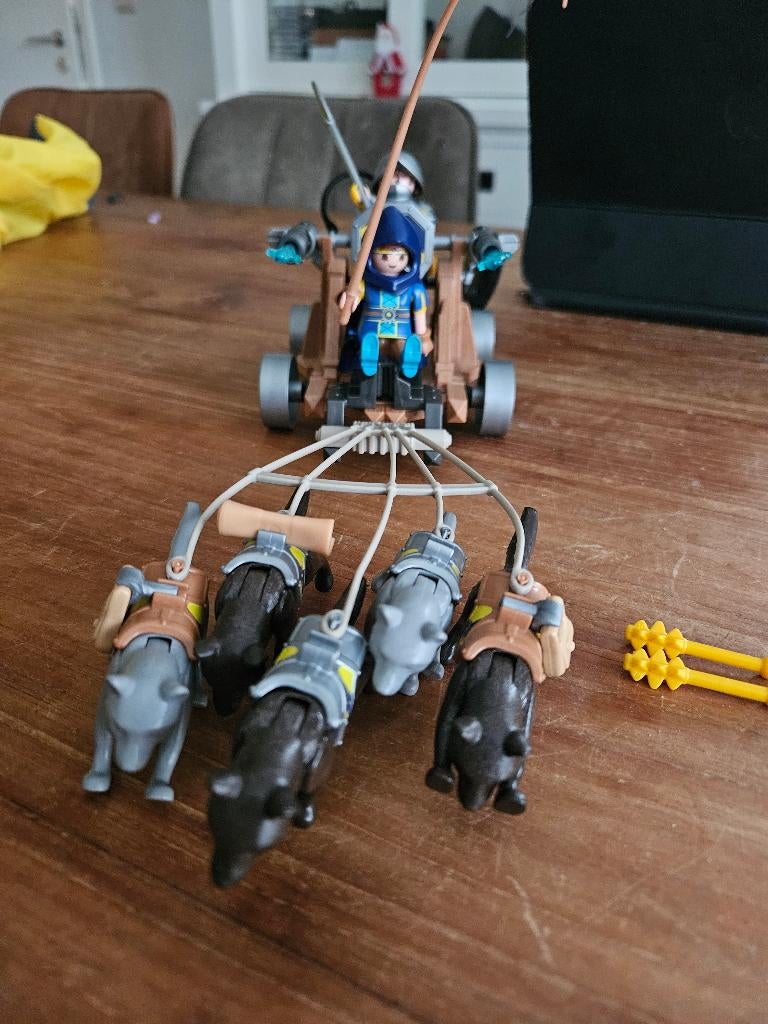 Playmobil Novelmore Hondenwagen 70225, Kinderen en Baby's, Speelgoed | Playmobil, Ophalen of Verzenden, Zo goed als nieuw, Complete set