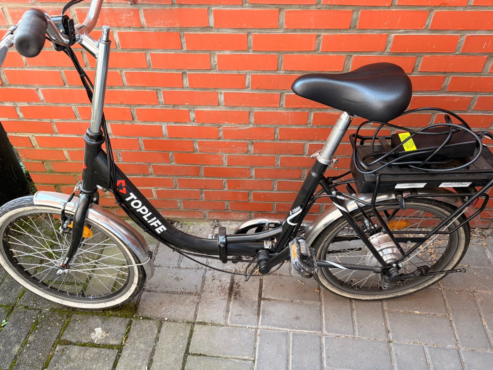 Toplife E1000 elektrische vouwfiets, Fietsen en Brommers, Ophalen, Gebruikt