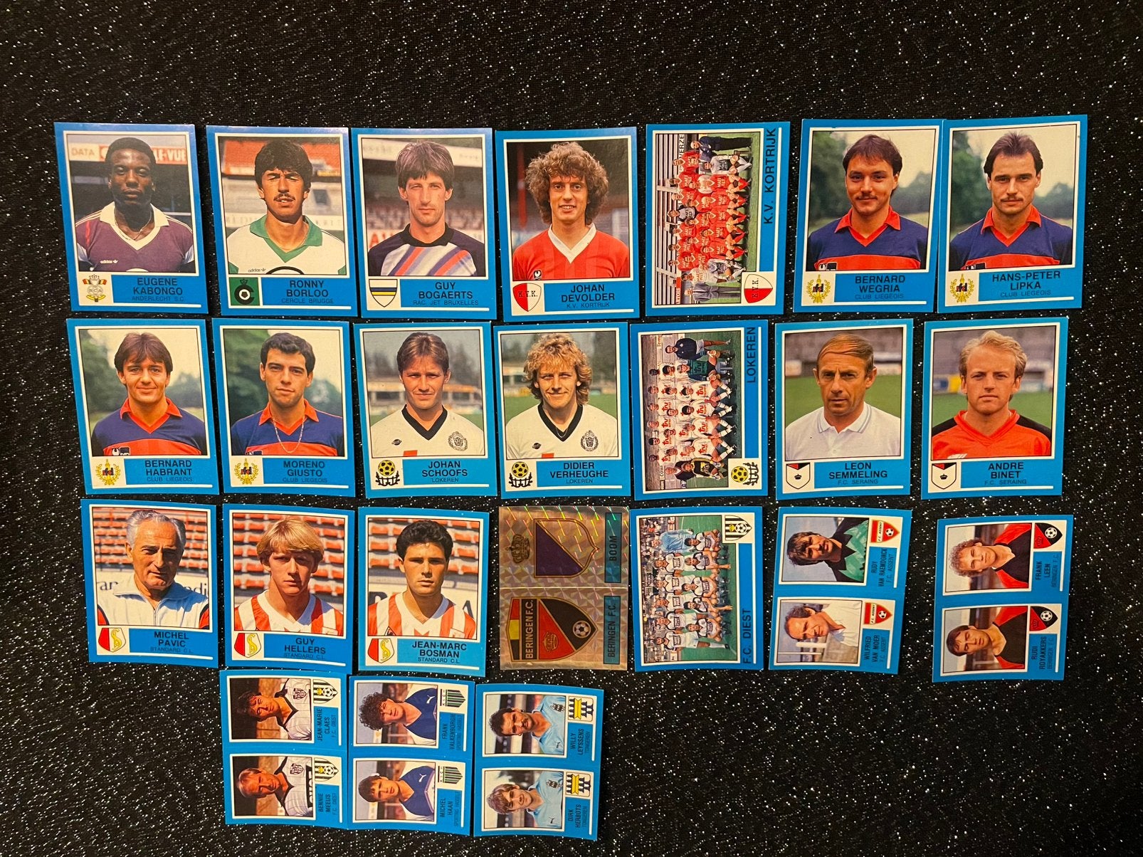 Lot vintage de stickers Panini Football 1987, Enlèvement ou Envoi