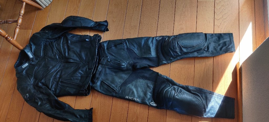 iXS-jas + Richa-broek, Motoren, Ophalen, Tweedehands, Broek | leer, IXS