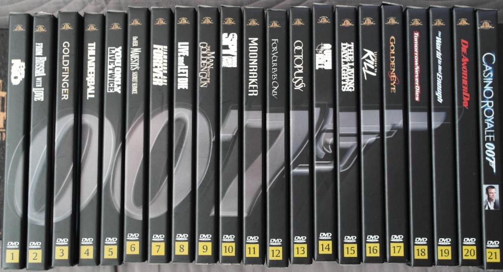 James Bond special 007 edition (21 DVD), Ophalen of Verzenden, Zo goed als nieuw, Actie
