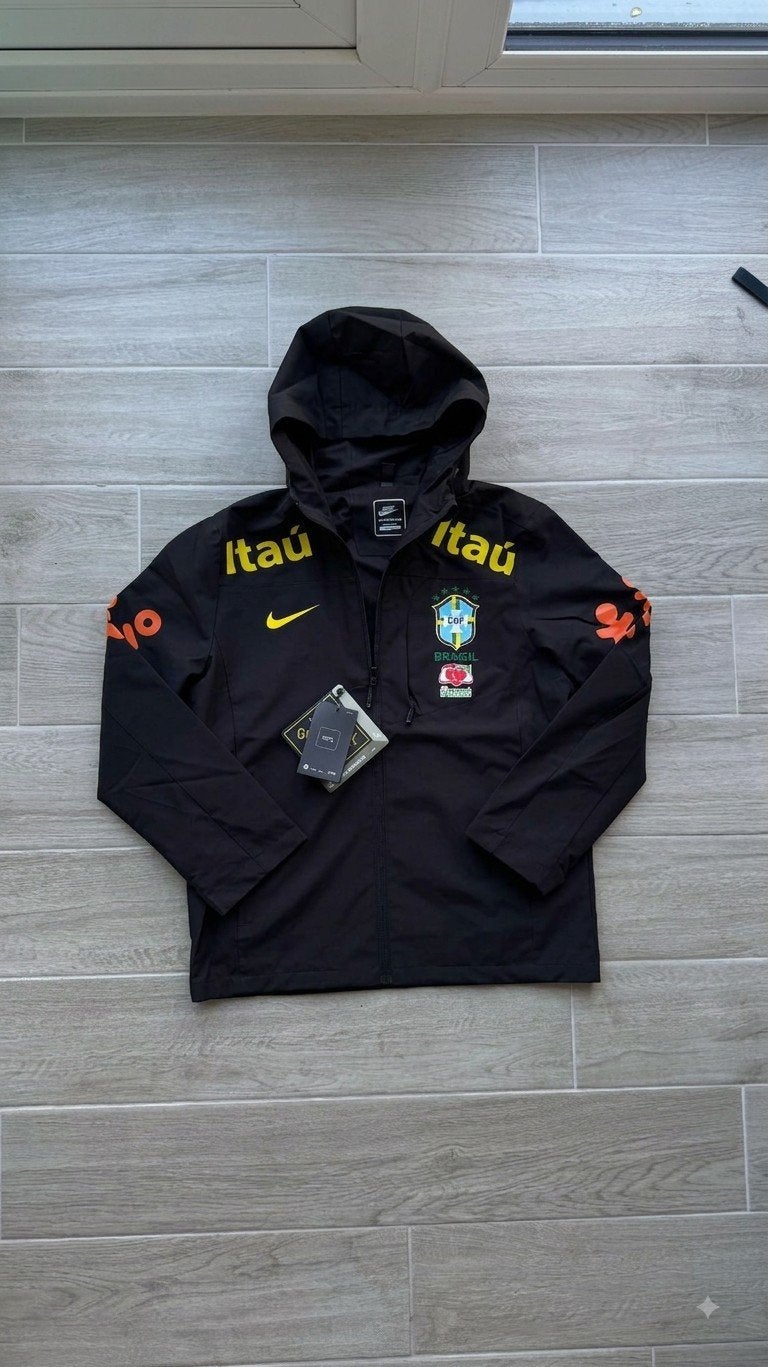 windbreak BRAZIL M, Maat 48/50 (M), Zwart, Nike, Nieuw