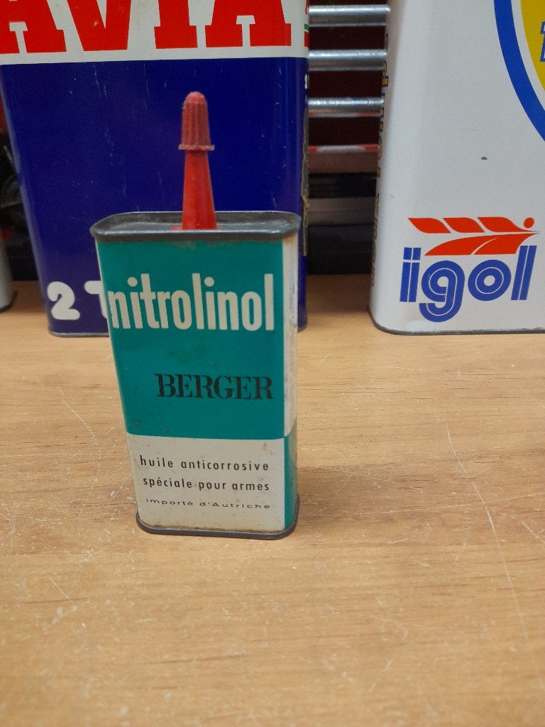 ancienne burette huile vide berger nitrolonol, Envoi, Utilisé, Autres types