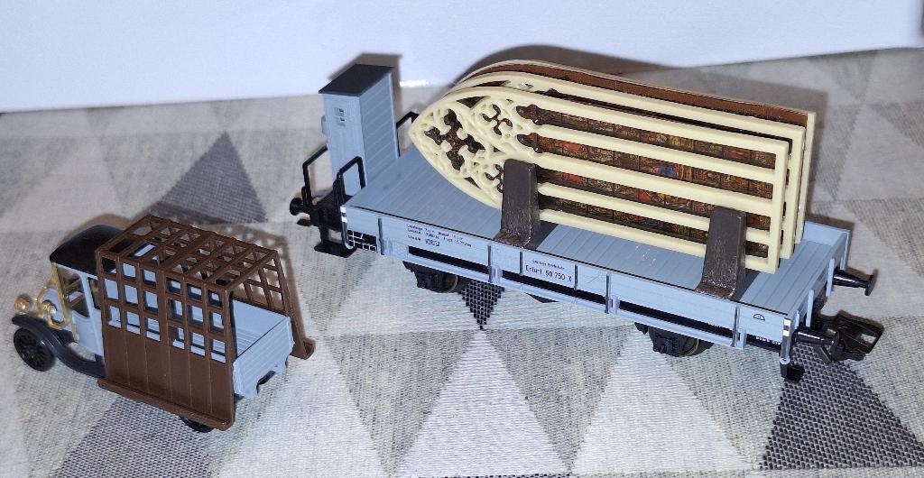 Märklin HO 48298 lageboord wagon van de DR "Dom Keulen", Hobby & Loisirs créatifs, Trains miniatures | HO, Enlèvement ou Envoi