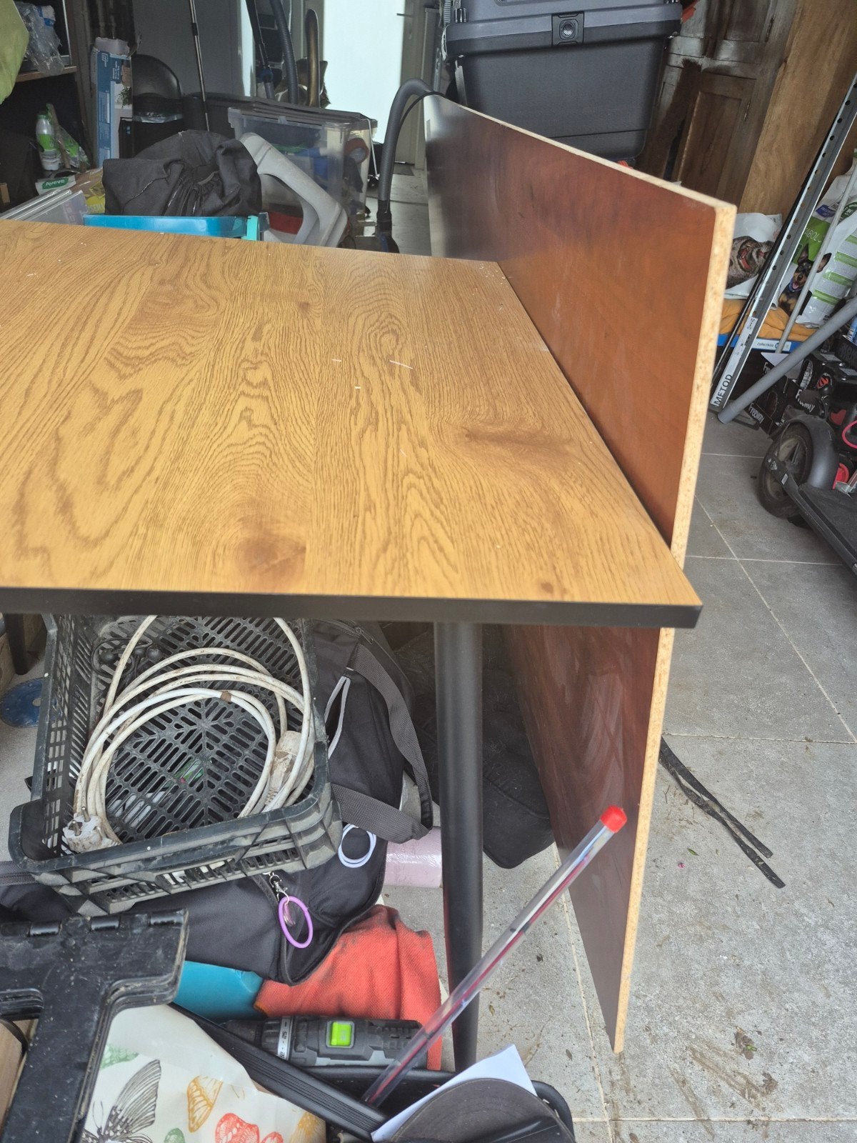 tafel met 3 stoelen, Ophalen