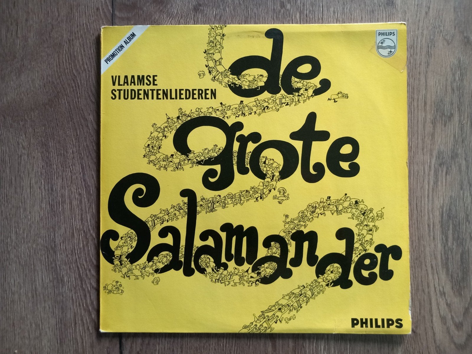 Vinyl LP De Grote Salamander Studentenliederen Folk Folklore, Ophalen of Verzenden, 12 inch, Folk, LP