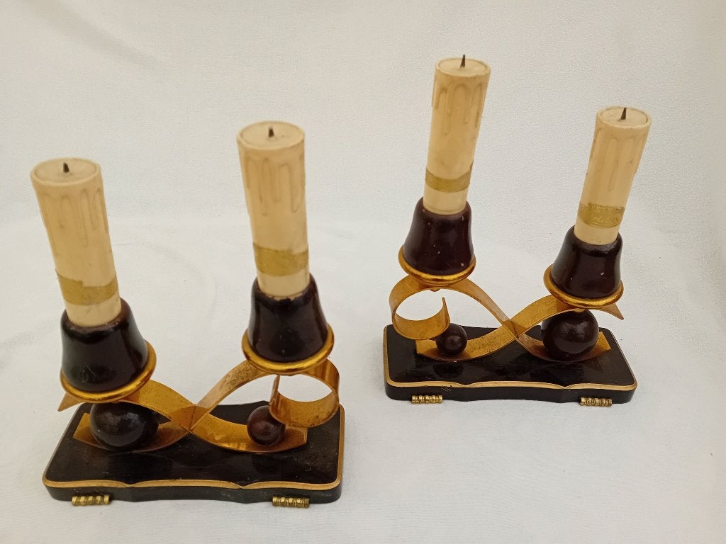 Antieke kandelaars, Ophalen of Verzenden, Overige materialen