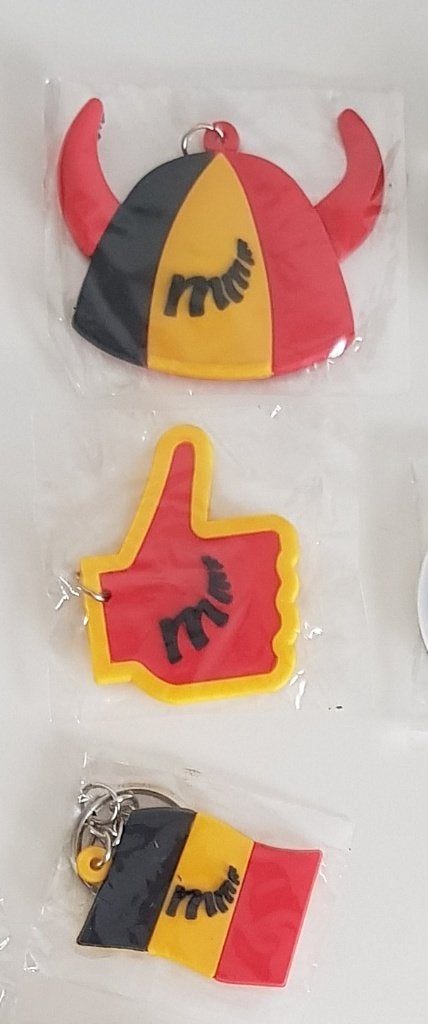 rode duivels 3 zachte sleutelhanger Mmm Mora red devils, Enlèvement ou Envoi, Neuf, Marque