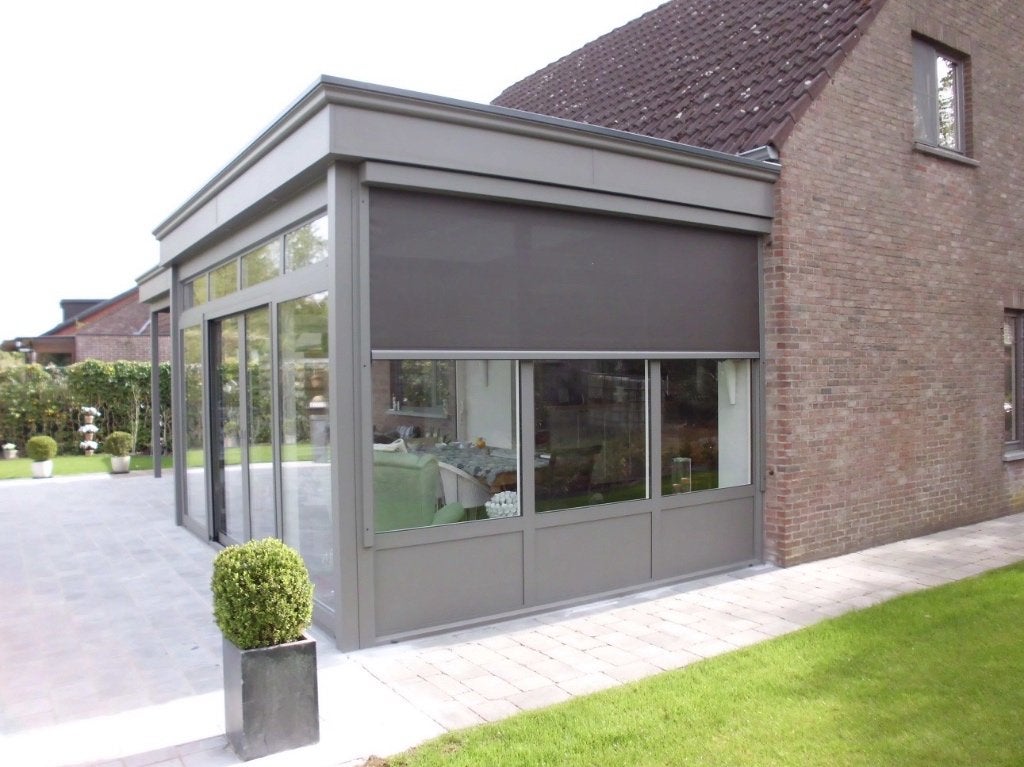 screen en luifel, Jardin & Terrasse, 250 cm à 450 cm, Enlèvement, Utilisé, Électrique