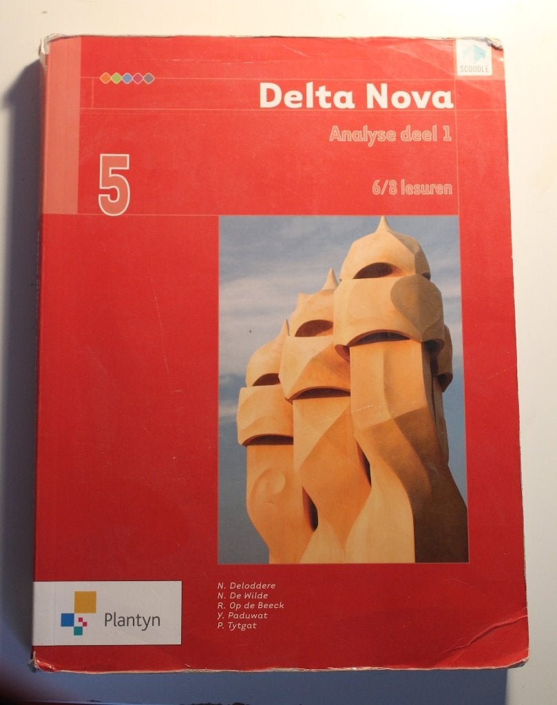 Delta Nova 5 Analyse deel 1 (6/8 lesuren), Boeken, Ophalen of Verzenden, Zo goed als nieuw, Wiskunde A, N. Deloddere