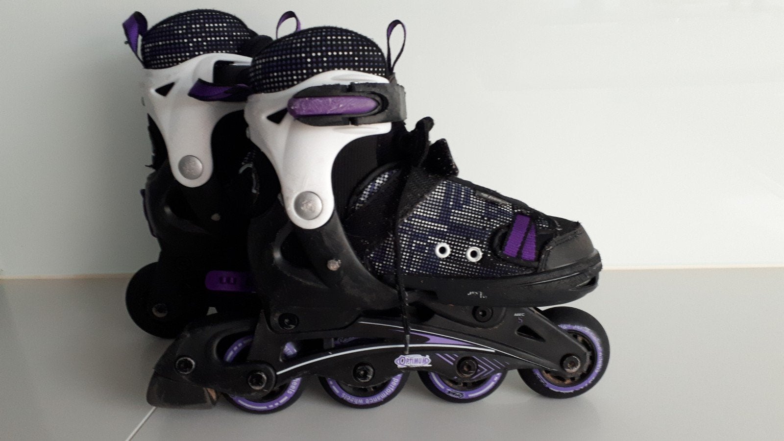 Patins Optimum avec taille ajustable 29-32, Enlèvement ou Envoi, Réglable, Utilisé, Enfants