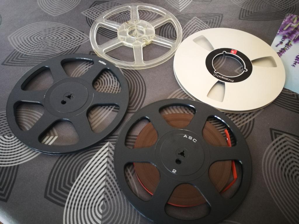 4 grote spoelen voor bandrecorder, Ophalen, Onderdeel