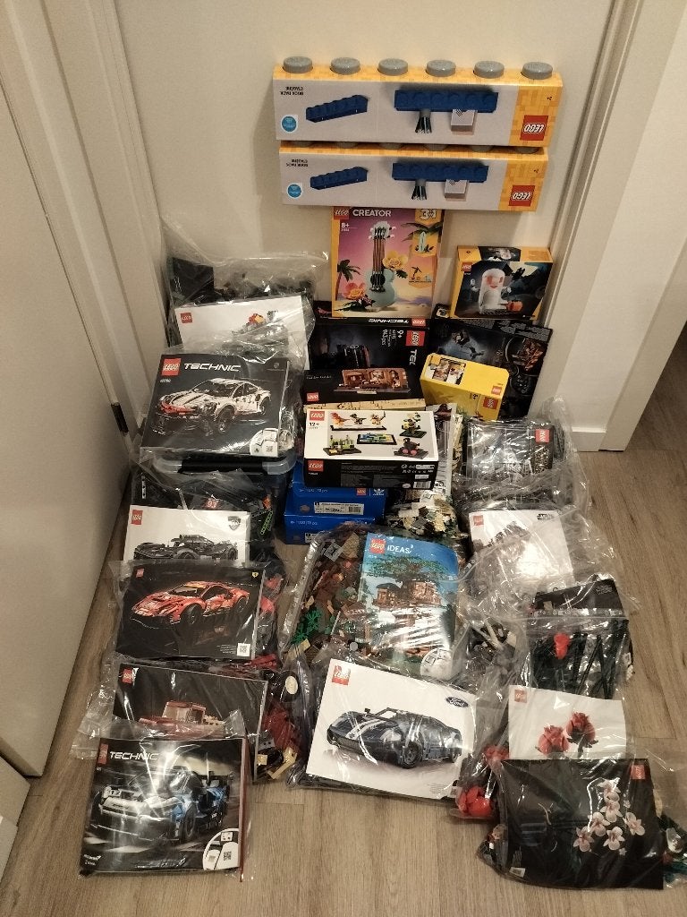Verschillende nieuwe en 1x gebouwde lego sets, Ophalen, Lego, Inclusief instructies, Zo goed als nieuw