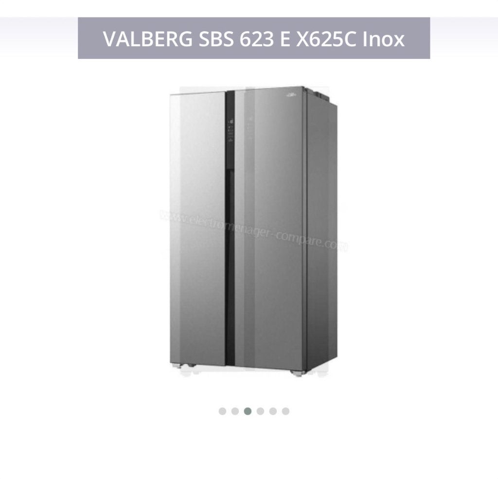 Réfrigérateur combiné américain, Electroménager, 160 cm ou plus, Comme neuf, Enlèvement, 200 litres ou plus