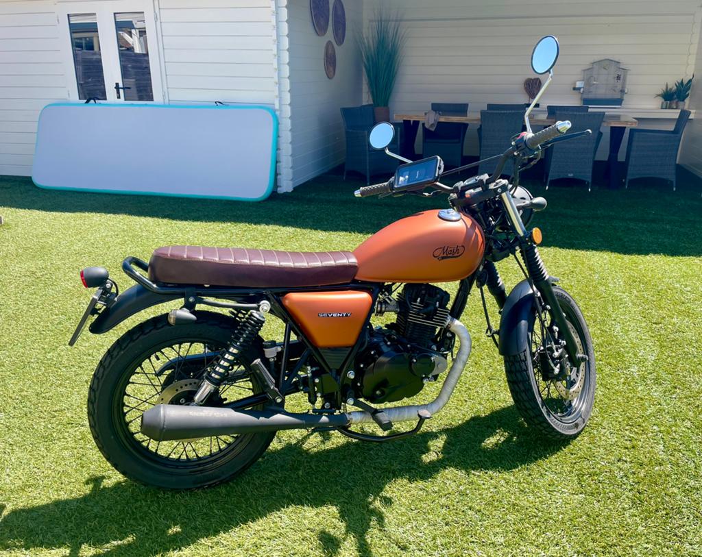 Mash seventh 125cc - Zeer goede staat, Occasion, Jusqu'à 11 kW, Permis Moto A1 minimum, Particulier