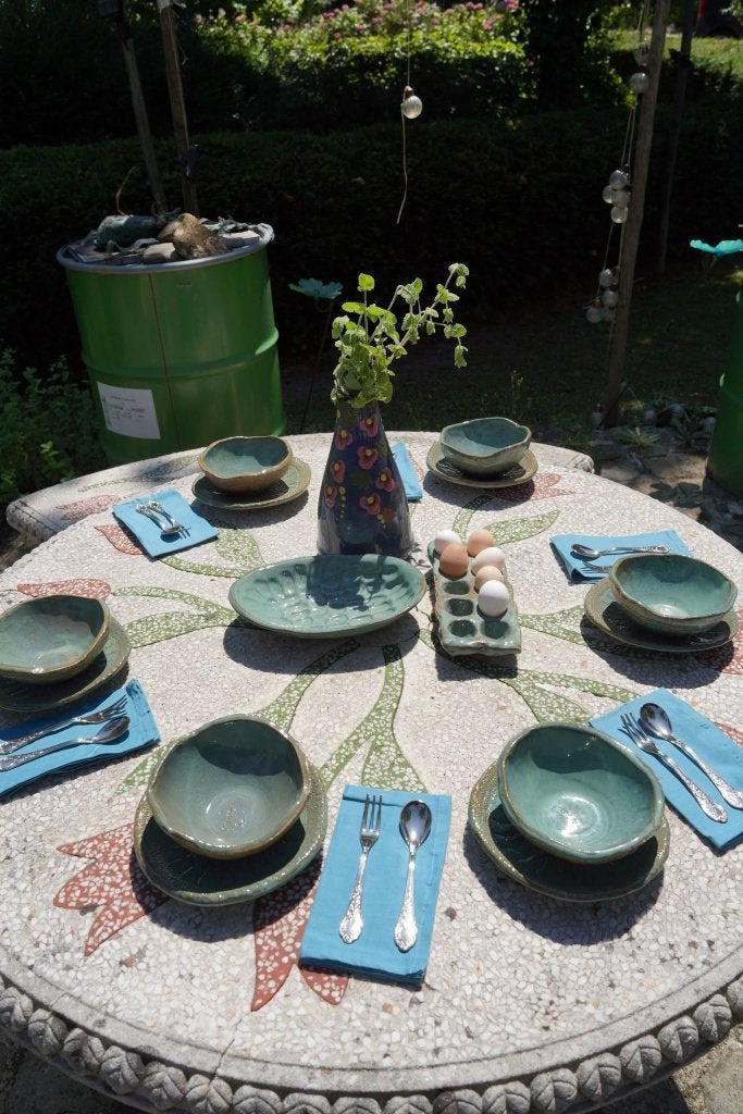 keramiek servies, Neuf, Service complet, Céramique, Enlèvement