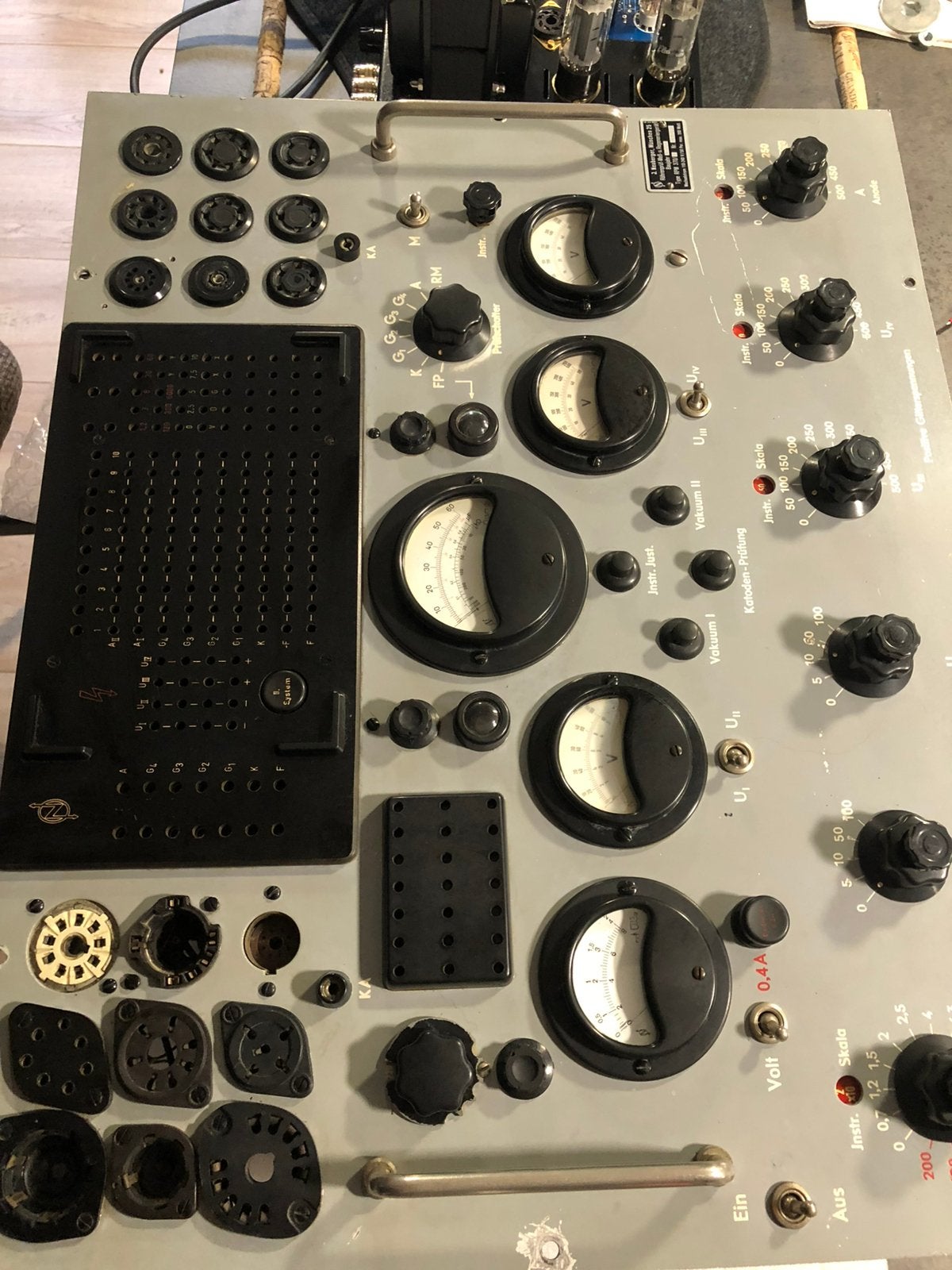 Buizentester tube tester Neuberg RPM370, Audio, Tv en Foto, Ophalen