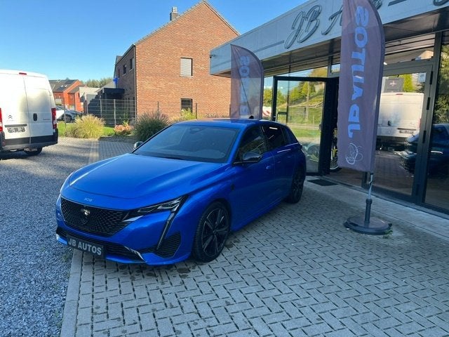 Peugeot 308 GTLINE 1.5 Blauw HDI, Auto's, Dealer onderhouden, 1436 kg, Blauw, 5 deurs