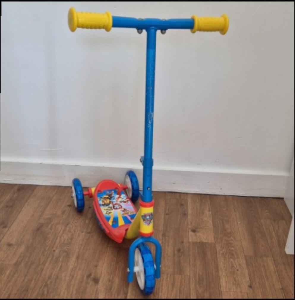 Smoby Patrol Paw Patrol kinderscooter, Ophalen, Zo goed als nieuw
