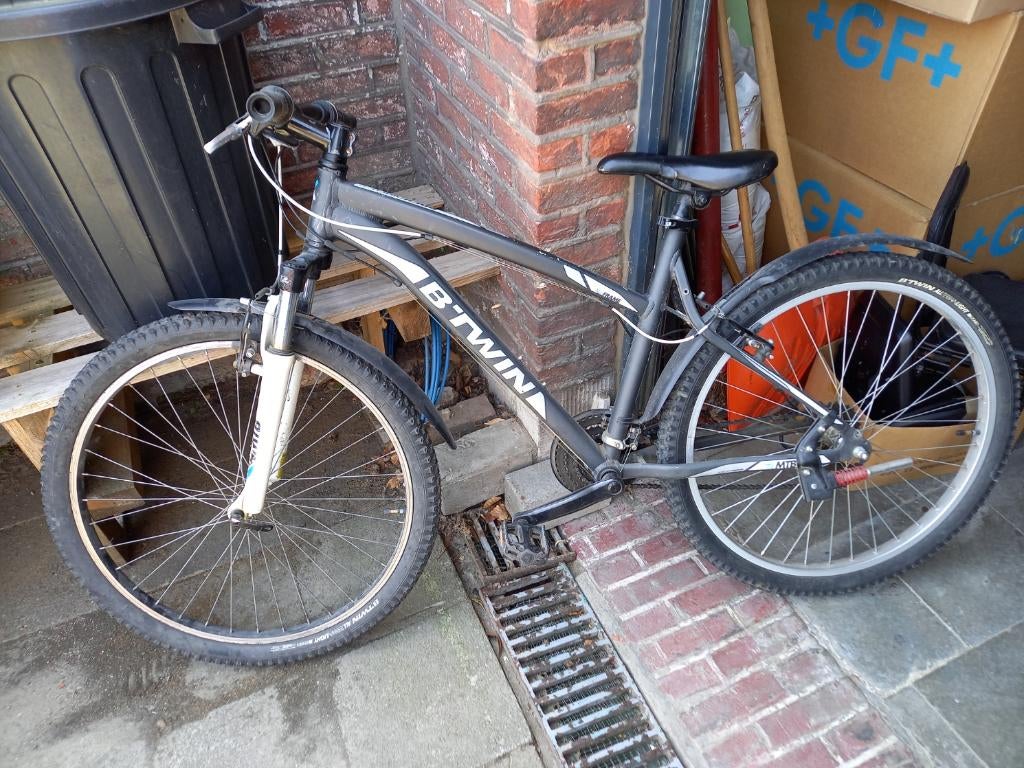 Fiets B'Twin Rockrider 340, Fietsen en Brommers, Gebruikt, Velgrem, Versnellingen, Minder dan 49 cm