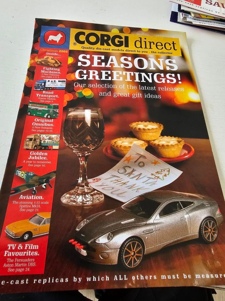 Catalogue Corgi Direct de la saison de Noël 2002 avec un, Enlèvement ou Envoi