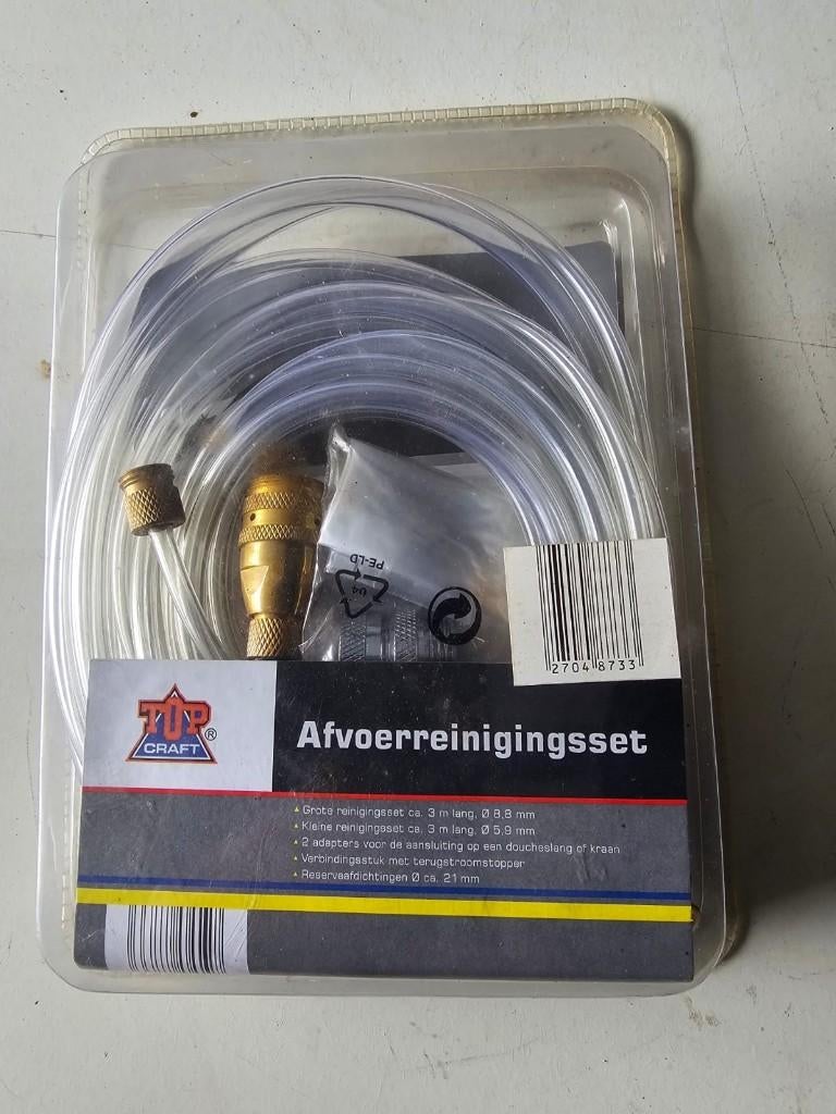Afvoerreinigingsset, Doe-het-zelf en Bouw, Ophalen, Nieuw