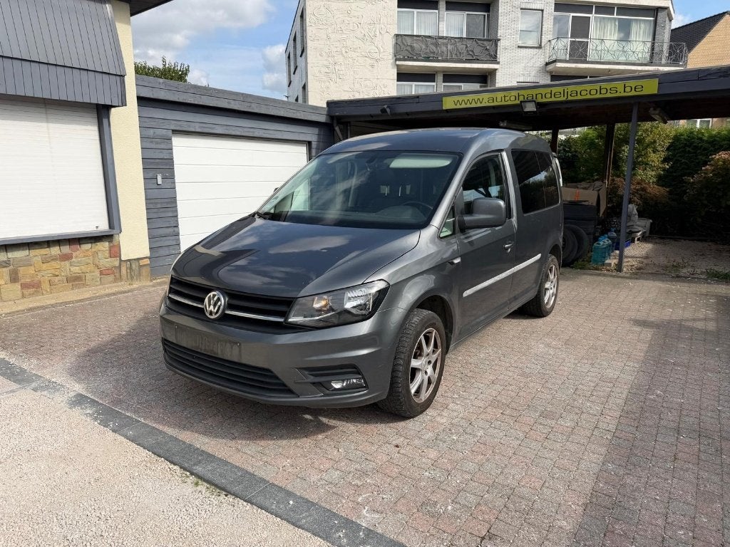 VOLKSWAGEN CADDY * 2.0TDI * 102CH * AIRCO *EXPORT/MARCHAND, Autos, Cuir, Achat, Euro 6, 2 places