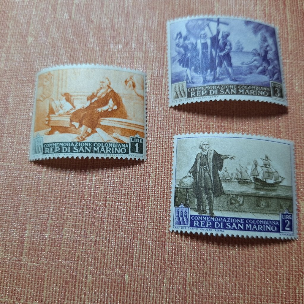 3 timbres de Saint Marin, Timbres & Monnaies, Timbres | Europe | Italie, Enlèvement ou Envoi, Non oblitéré