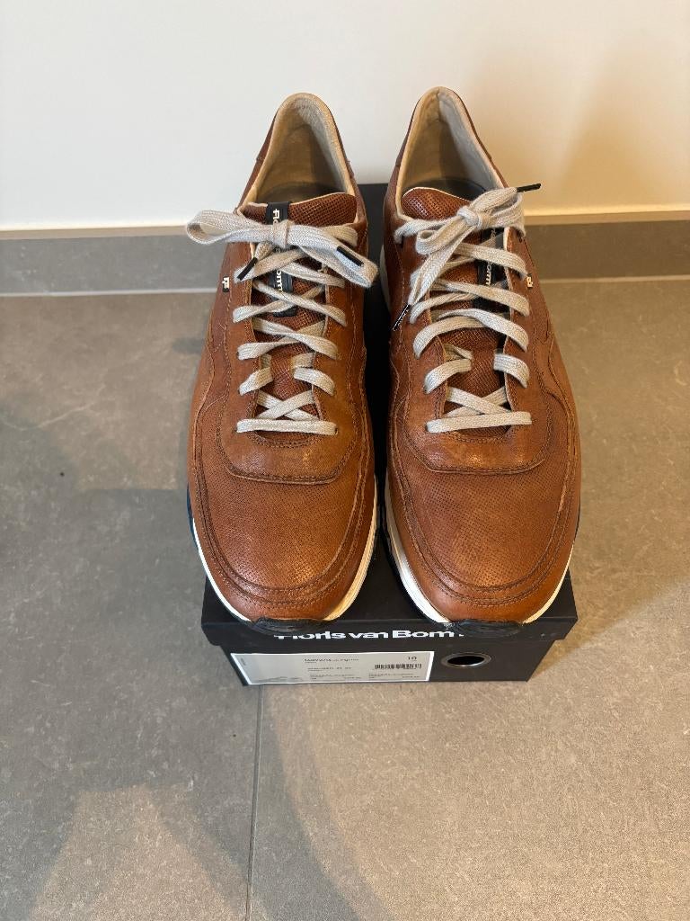 Floris Van Bommel sneakers, Kleding | Heren, Schoenen, Ophalen, Bruin, Floris van Bommel, Zo goed als nieuw
