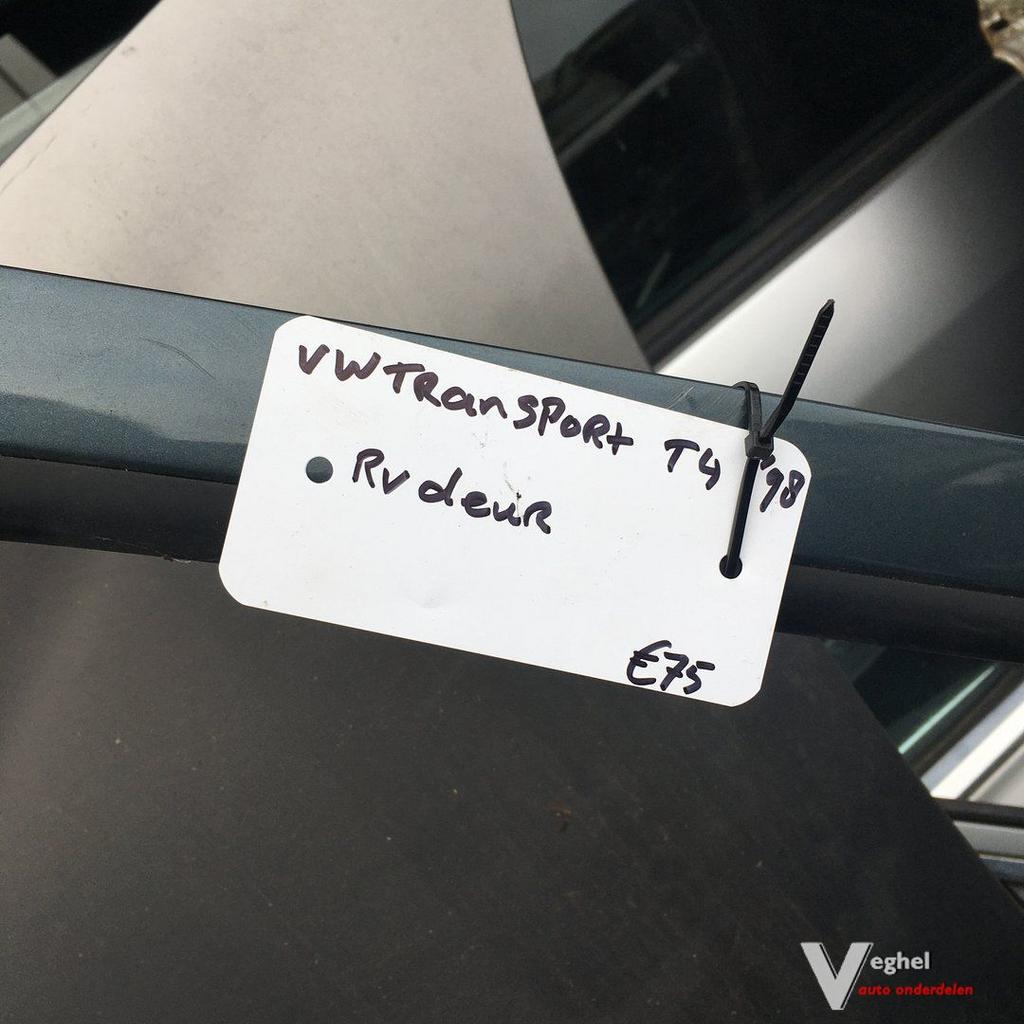 Vw Transporter T4  1998 Portier Rechtsvoor ,Linksvoor ,Links, Ophalen, Gebruikt, -, Deur