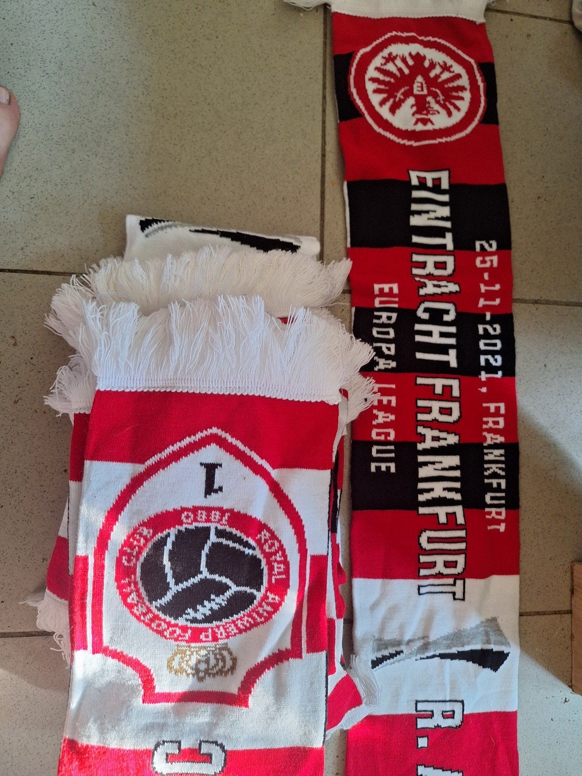 6 sjaals rafc antwerp, Verzamelen, Ophalen of Verzenden